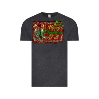 Vintage Black merry christmas y'all boots Vintage Tee - RanaPortraitStore