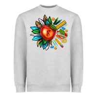 Teacher Sunflower Heavyweight Sweatshirt | Teevron