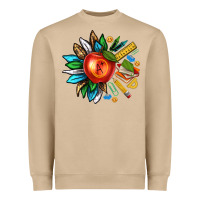 Mushroom teacher sunflower Heavyweight Sweatshirt - texasbilliewilder