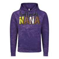 Cloud Purple ballpark nana with leopard Vintage Hoodie - texasbilliewilder