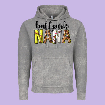 Vintage Hoodie ballpark nana with leopard