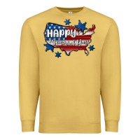 Antique Gold happy memorial day usa Premium Sweatshirt - MaliasSmallBusiness