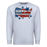 Heather Grey happy memorial day usa Premium Sweatshirt - MaliasSmallBusiness