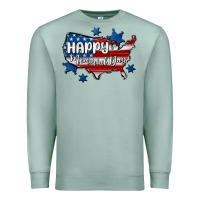 Seafoam happy memorial day usa Premium Sweatshirt - MaliasSmallBusiness