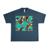 Midnight Navy cheetah cowhide tumbler Urban Heavy Tee - BarkalooDesign