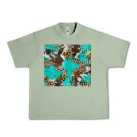 Oil Green cheetah cowhide tumbler Urban Heavy Tee - BarkalooDesign