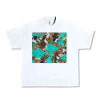 White cheetah cowhide tumbler Urban Heavy Tee - BarkalooDesign