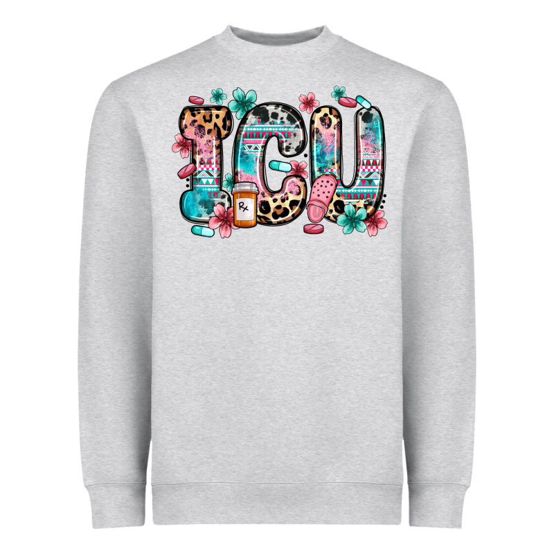 Icu Intensive Care Unit Heavyweight Sweatshirt by Zillion Design Studio | Teevron