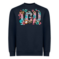 Navy icu intensive care unit Heavyweight Sweatshirt - Zillion Design Studio