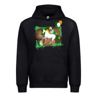 Black Unicorn Dabbing with Shamrock for St. Patricks Day Urban Hoodie - Bettercallsaul
