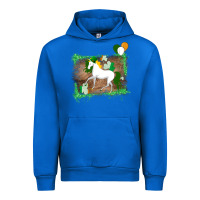 Cobalt Unicorn Dabbing with Shamrock for St. Patricks Day Urban Hoodie - Bettercallsaul