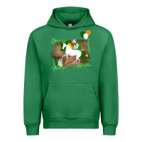 Emerald Unicorn Dabbing with Shamrock for St. Patricks Day Urban Hoodie - Bettercallsaul
