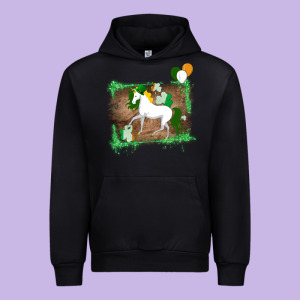 Unicorn Dabbing With Shamrock For St. Patricks Day Urban Hoodie Designed By Bettercallsaul