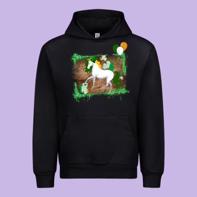 Unicorn Dabbing With Shamrock For St. Patricks Day Urban Hoodie Designed By Bettercallsaul