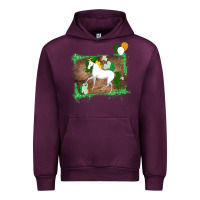 Mauve Wine Unicorn Dabbing with Shamrock for St. Patricks Day Urban Hoodie - Bettercallsaul