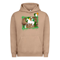 Pigment Burro Unicorn Dabbing with Shamrock for St. Patricks Day Urban Hoodie - Bettercallsaul