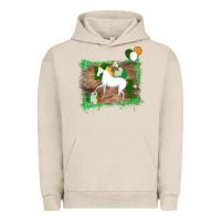 Pigment French Oak Unicorn Dabbing with Shamrock for St. Patricks Day Urban Hoodie - Bettercallsaul