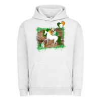 Pigment Lunar Rock Unicorn Dabbing with Shamrock for St. Patricks Day Urban Hoodie - Bettercallsaul