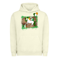 Pigment Pistachio Unicorn Dabbing with Shamrock for St. Patricks Day Urban Hoodie - Bettercallsaul