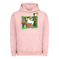 Pigment Salmon Unicorn Dabbing with Shamrock for St. Patricks Day Urban Hoodie - Bettercallsaul