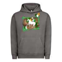 Pigment Tornado Unicorn Dabbing with Shamrock for St. Patricks Day Urban Hoodie - Bettercallsaul