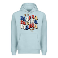 Blue Mist American Mama Premium Hoodie - BundleAndBundleShop