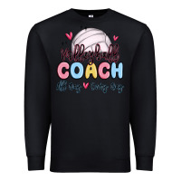 Black volleyball coach all day every day Premium Sweatshirt - MaliasSmallBusiness