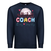 Navy volleyball coach all day every day Premium Sweatshirt - MaliasSmallBusiness