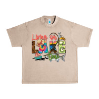 French Oak living on lake time Urban Heavy Tee - Zillion Design Studio