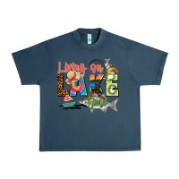 Midnight Navy living on lake time Urban Heavy Tee - Zillion Design Studio