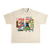 Sandshell living on lake time Urban Heavy Tee - Zillion Design Studio