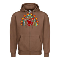 Chestnut firefighter rainbow Zipper Hoodie - Artiststas