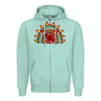 Seafoam firefighter rainbow Zipper Hoodie - Artiststas