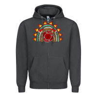 Smoke firefighter rainbow Zipper Hoodie - Artiststas