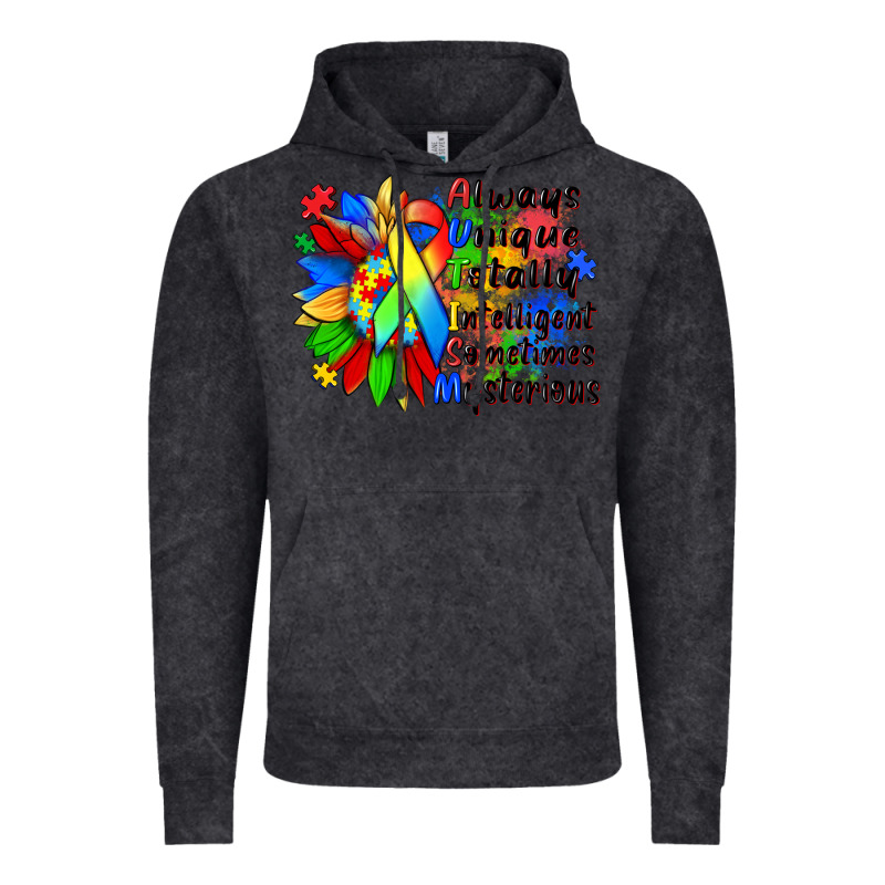 Always Unique Totally Intelligent Sometimes Myster Vintage Hoodie by Zillion Design Studio | Teevron