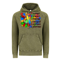 Vintage Olive always unique totally intelligent sometimes myster Vintage Hoodie - Zillion Design Studio