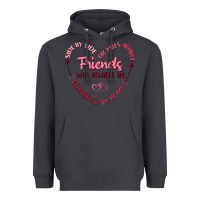 Smoke side by or miles apart friends will always be conn Heavyweight Hoodie - MaliasSmallBusiness