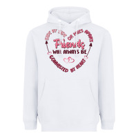 White side by or miles apart friends will always be conn Heavyweight Hoodie - MaliasSmallBusiness