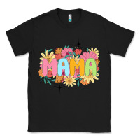 Black floral mama Classic Tee - JahusDesignShop