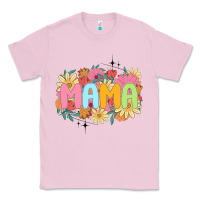 Bubblegum Pink floral mama Classic Tee - JahusDesignShop