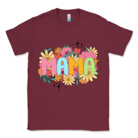 Burgundy floral mama Classic Tee - JahusDesignShop