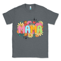 Charcoal Heather floral mama Classic Tee - JahusDesignShop