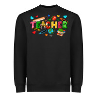 Black teacher Heavyweight Sweatshirt - texasbilliewilder