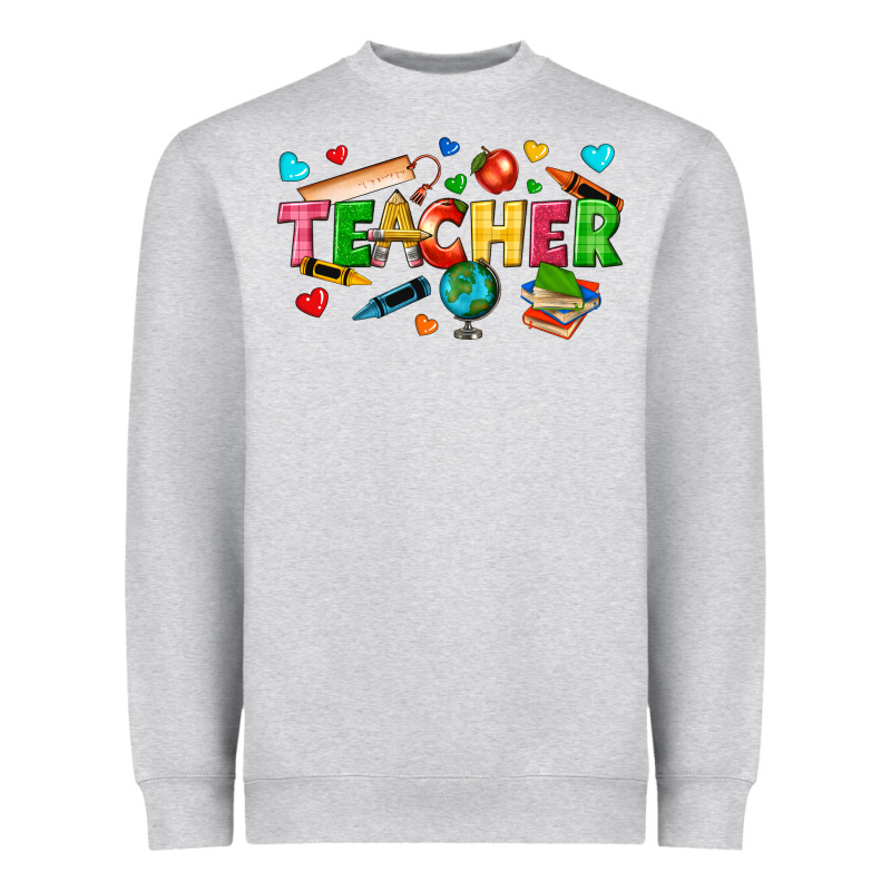 Teacher Heavyweight Sweatshirt by texasbilliewilder | Teevron