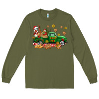 Army Green santa fuel   cookies truck Long Sleeve Tee - AdoDesignShop