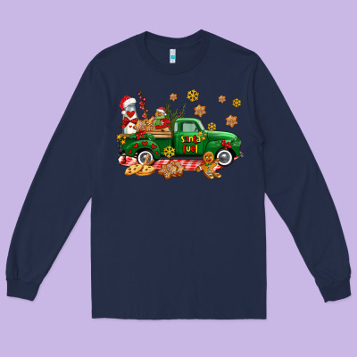 Santa Fuel   Cookies Truck Long Sleeve Tee Designed By Adodesignshop