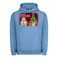 Pigment Pebble Blue I Want Hippopotamus For Christmas Urban Hoodie - Bettercallsaul