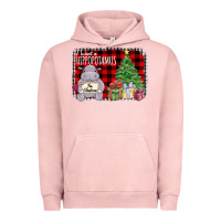 Pigment Salmon I Want Hippopotamus For Christmas Urban Hoodie - Bettercallsaul