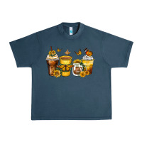 Midnight Navy butterfly coffee cups Urban Heavy Tee - Zillion Design Studio