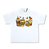 White butterfly coffee cups Urban Heavy Tee - Zillion Design Studio